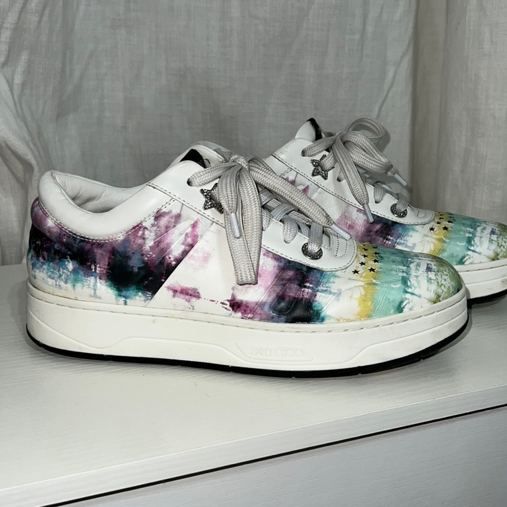 Jimmy Choo Hawaii Tie-Dye sneakers